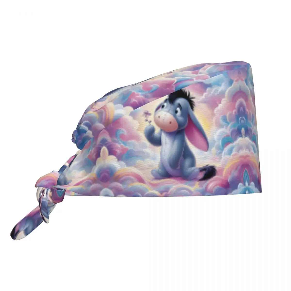 

Удобная унисекс-шапочка для медперсонала с изображением Винни-Пуха, анимационная, для работы и операций, для медсестер