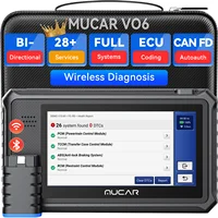 Versión global MUCAR VO6 OBD2 escáner todos los sistemas de diagnóstico con 28 reinicio Auto VIN/IMMO/EPB/BMS/SAS/ABS/TPMS servicio actualización gratuita de por vida 32GB
