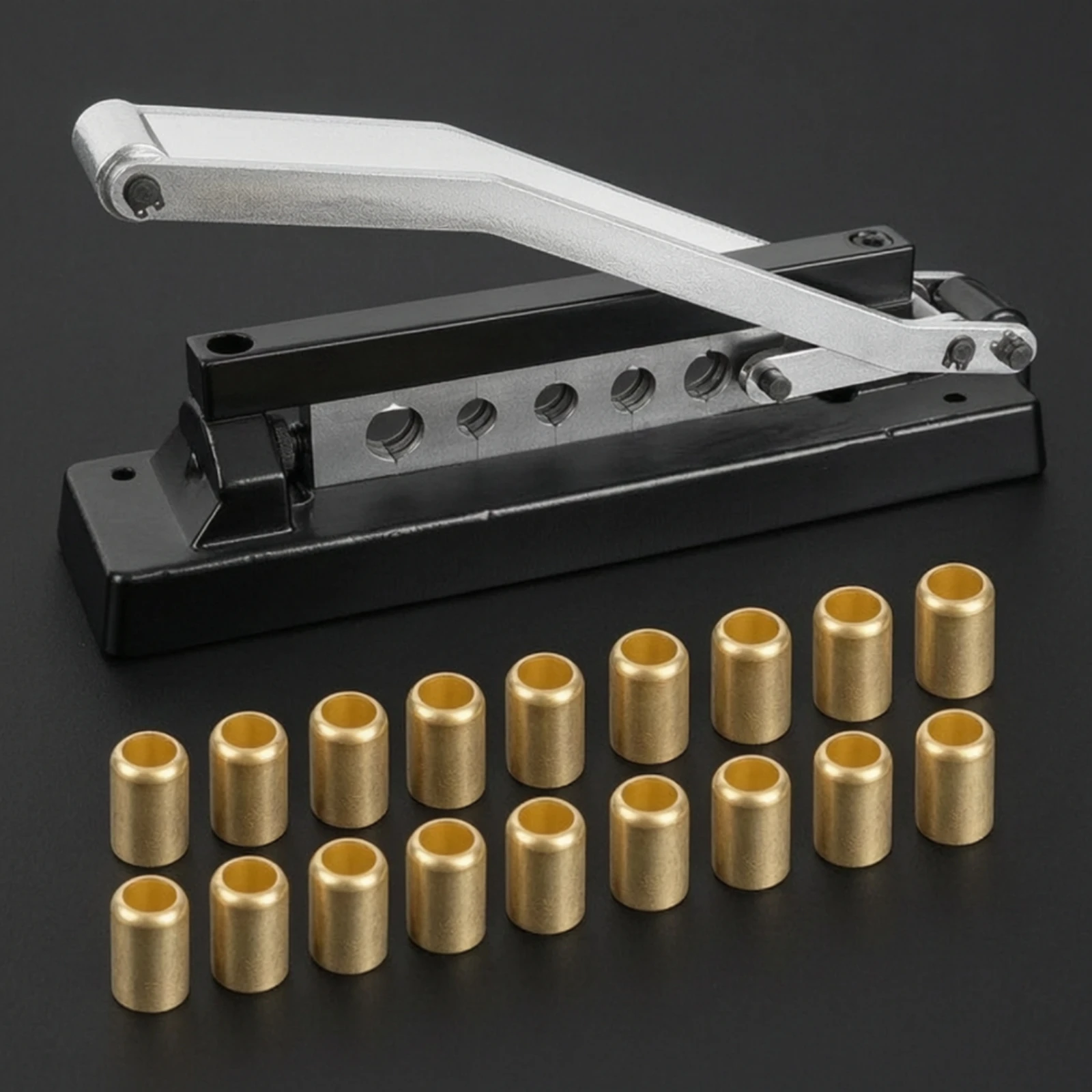 Hose Crimping Tool Heavy-Duty Hose Crimper with Sleeves Manual Long-Lasting for Mechanics, Workshop, Garage