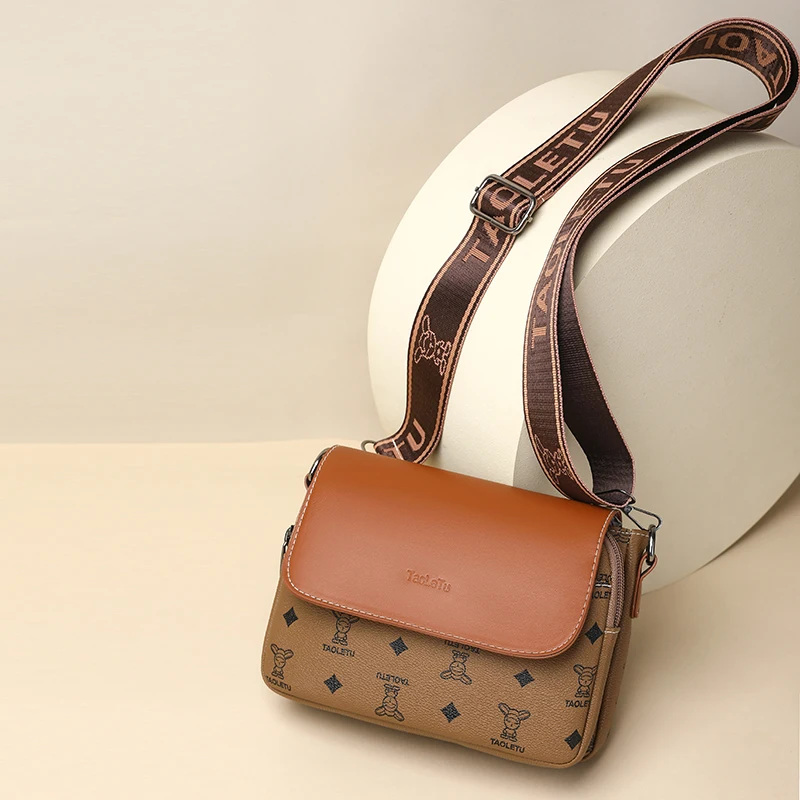 

New Stylish Women's Handbag Faux Leather Multiway Shoulder Bags Crossbody Purse with Zipper Pocket Ladies Casual Handbags wallet