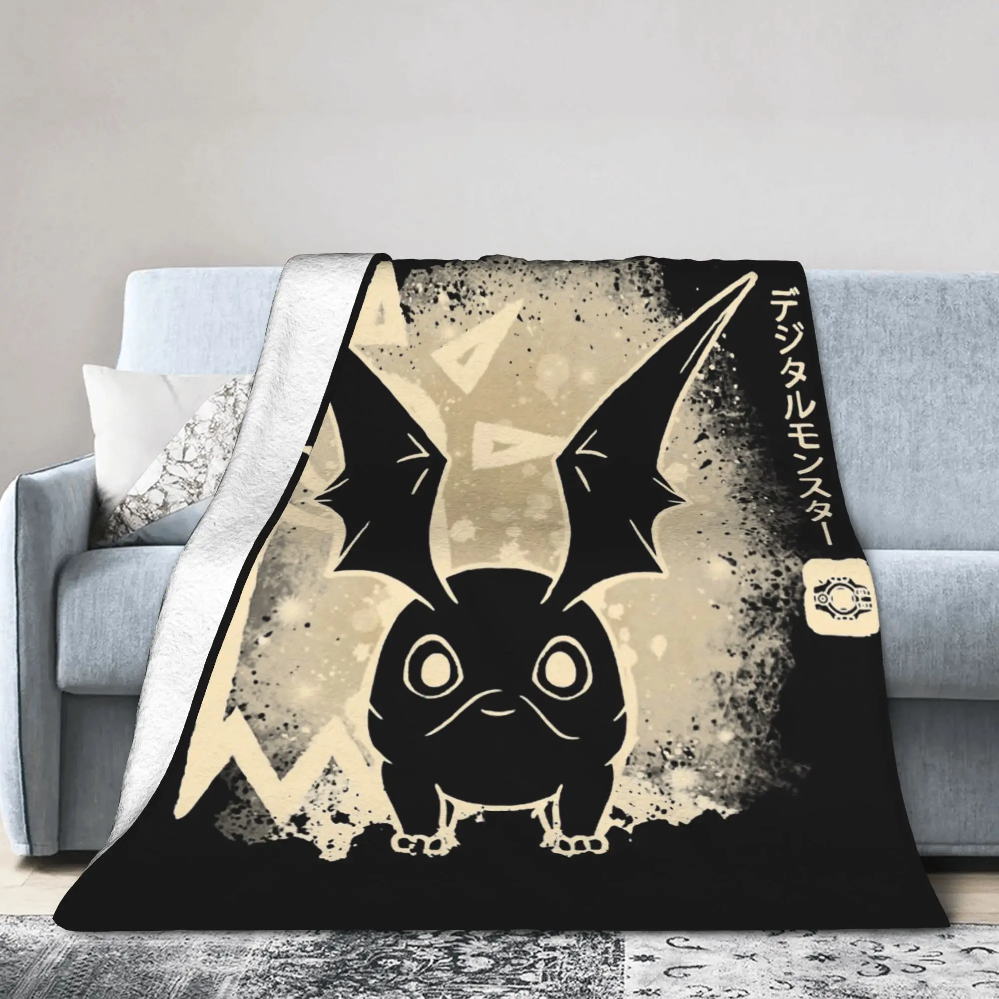 Hope Blanket Fleece Summer Air Conditioning Digimon Nostalgic Anime Breathable Ultra-Soft Throw Blankets for Bedding Car Quilt