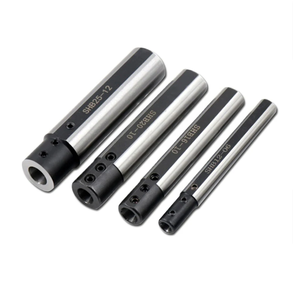 SHB12 SHB16 SHB20 -3 4 5 6 8 10 Lathe Tool Sleeve Small Tungsten Steel Boring Tool Holder Small Diameter Holder Cutting Bracket