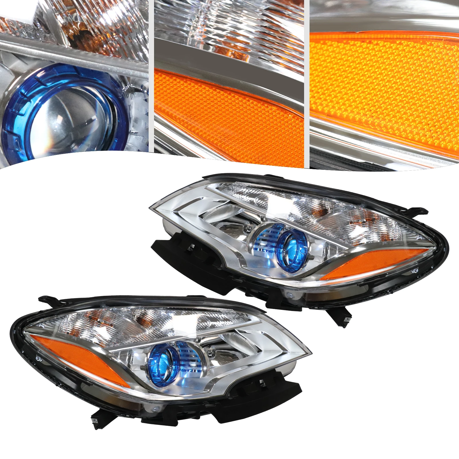 

For Buick Encore 2013 2014 2015 2016 Front Headlight Headlamp Assembly Driver Left Side/ Passenger Right Side/ Pair