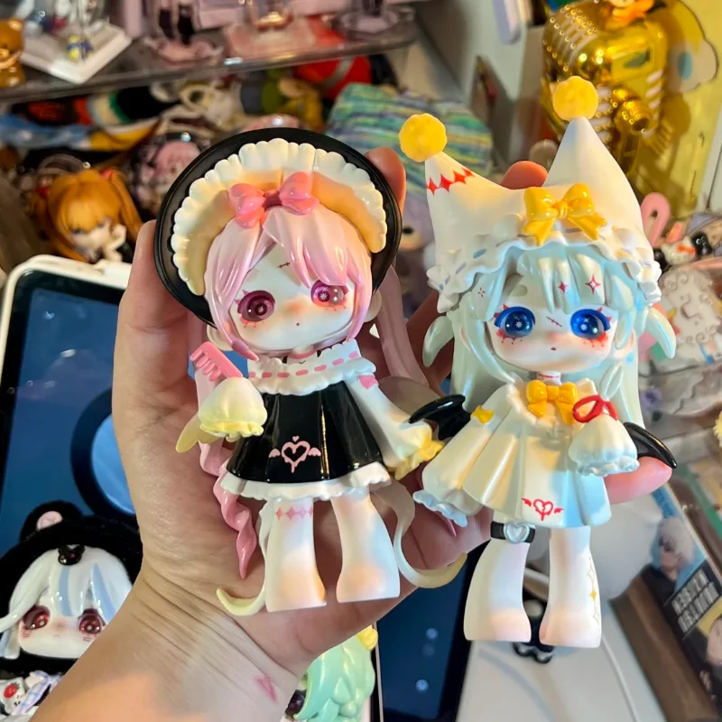 오리지널 Ninita 매직 미러 파라다이스 시리즈 블라인드 박스 카와이 다크 로리타 데스크탑 장식 트렌디 장난감 미스터리 박스 생일 선물