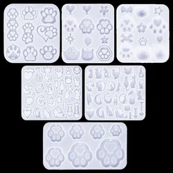 Cat's Claw Series Earrings Silicone Mold Animal Epoxy Mold Pendant Casting Mold for DIY Jewelry Necklace Earring Ornament Molds
