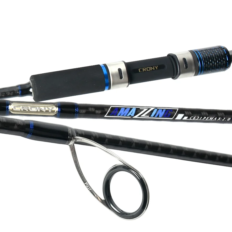 

CRONY Высококачественные черные спиннинговые удочки 1,5 секции карбоновые удочки