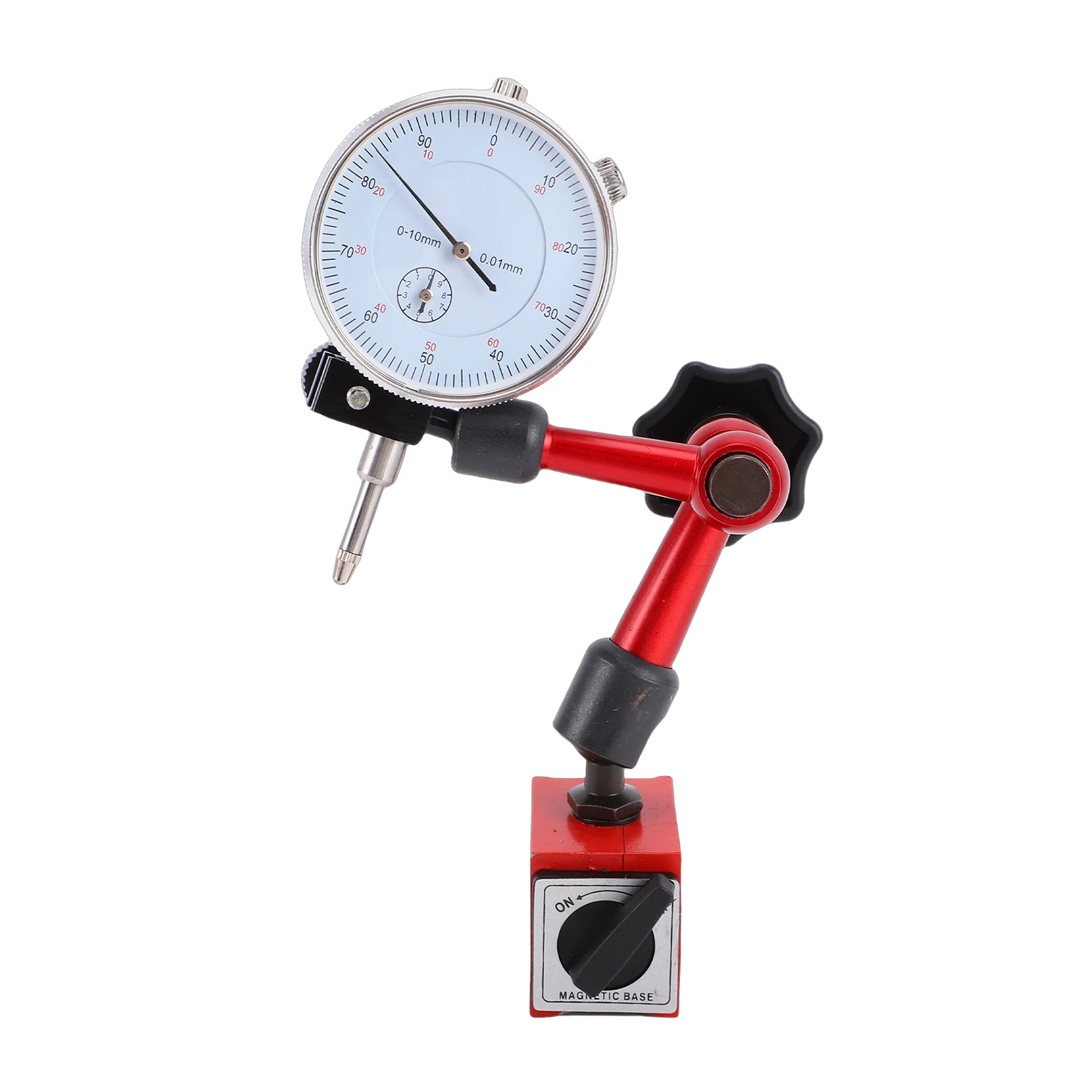 Messuhr, magnetischer Halter, Messuhr, Bohrungslehre, magnetischer Ständer, Basis, Mikrometer, Messwerkzeuge, Stundentyp, Anzeige, Komparator, Uhr