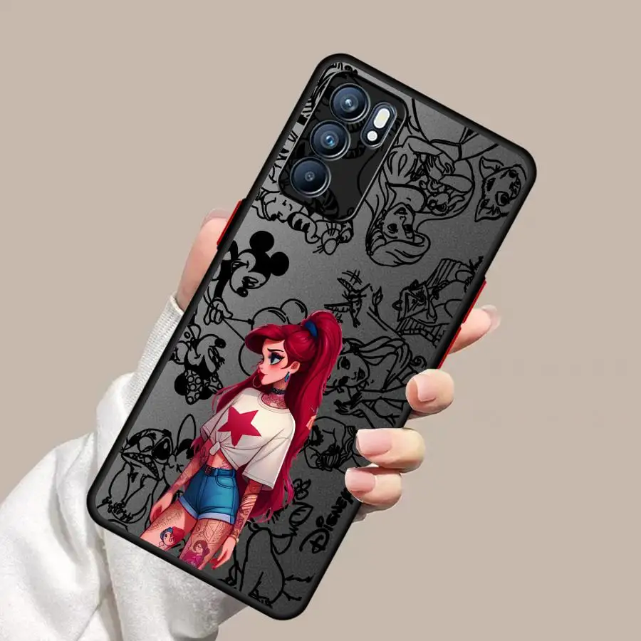 Funda de teléfono para Xiaomi Redmi Note 11 12 13 14 Pro Plus 10 Lite 12S 11S 9S 10S, carcasa de princesa de Disney
