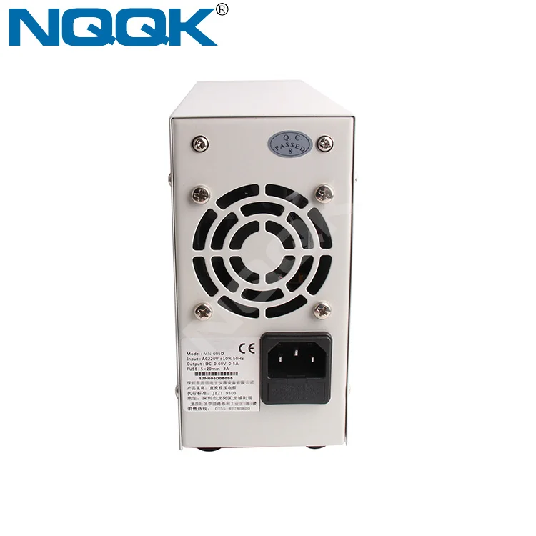 Imagem -03 - Regulado Power Supply com Ventilador Fusível ac 60v 5a Ajustável dc