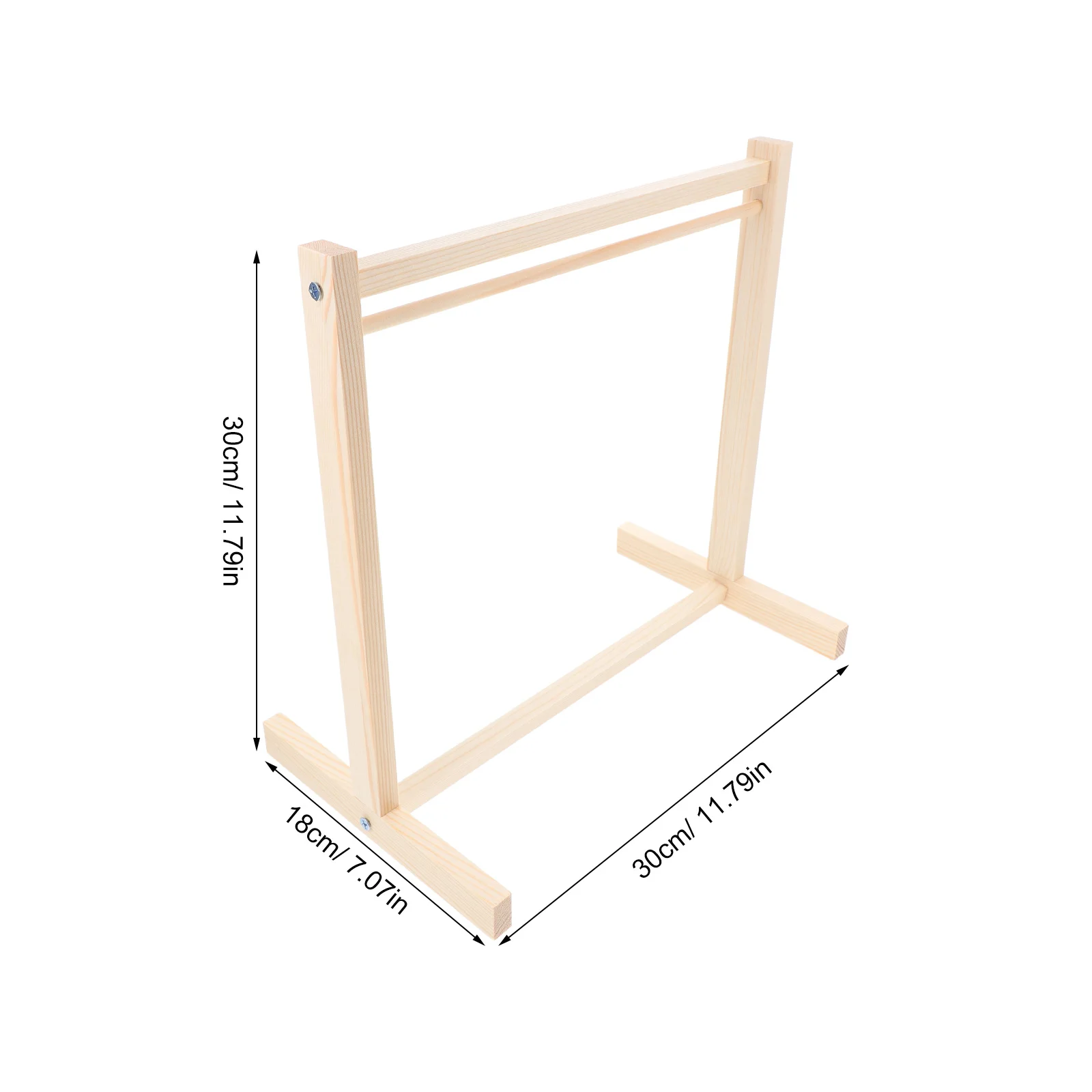 1세트 나무 옷걸이 미니어처 의류 디스플레이 스탠드 드레스 정리용 튼튼한 의류 보관 어린이 창의력