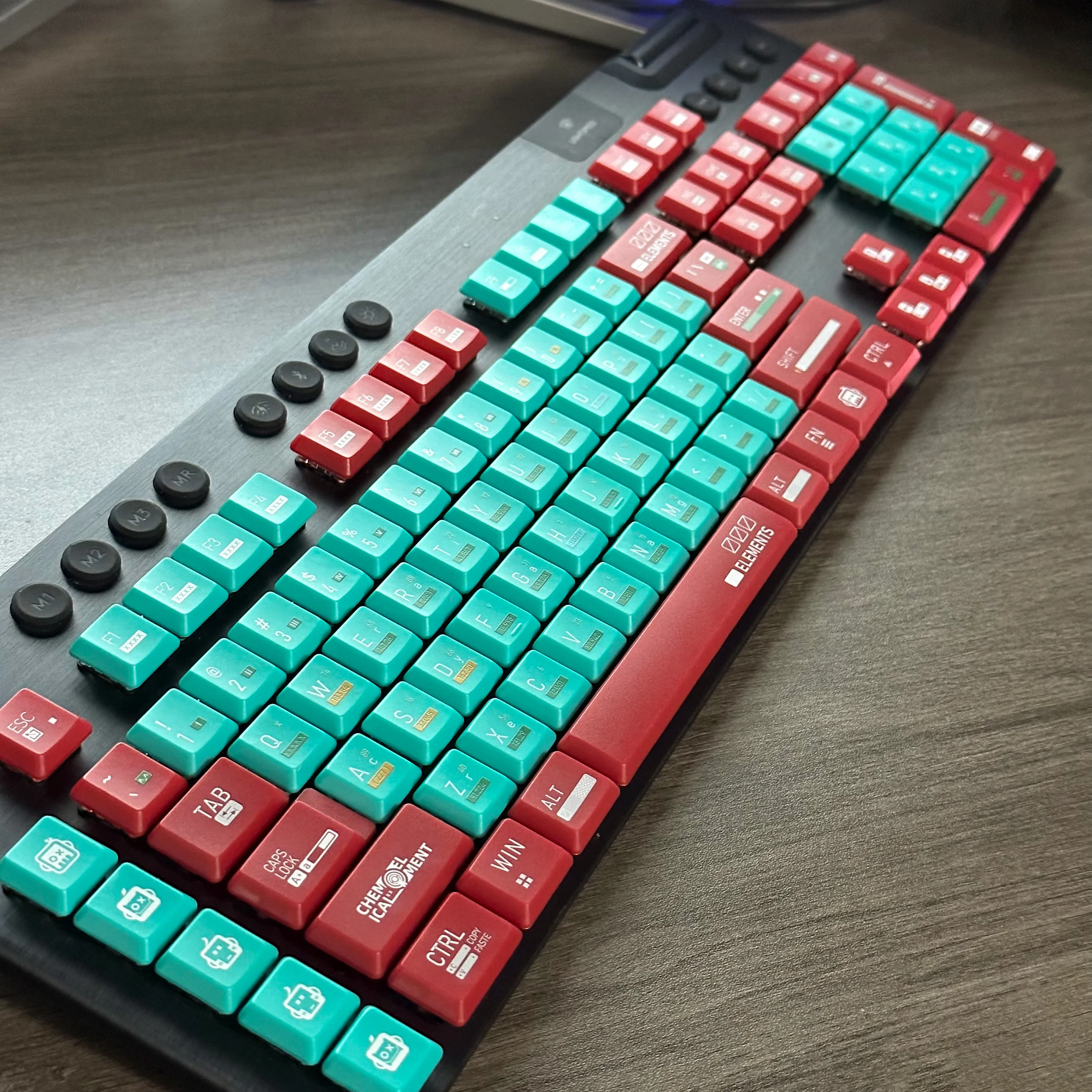 눈부신 업그레이드! 로지텍 G813, G815, G913, G915, G913, G915, TKL RGB 기계식 게이밍 키보드용, 듀얼 컬러 키캡, PBT DIY 키캡 썸네일 2