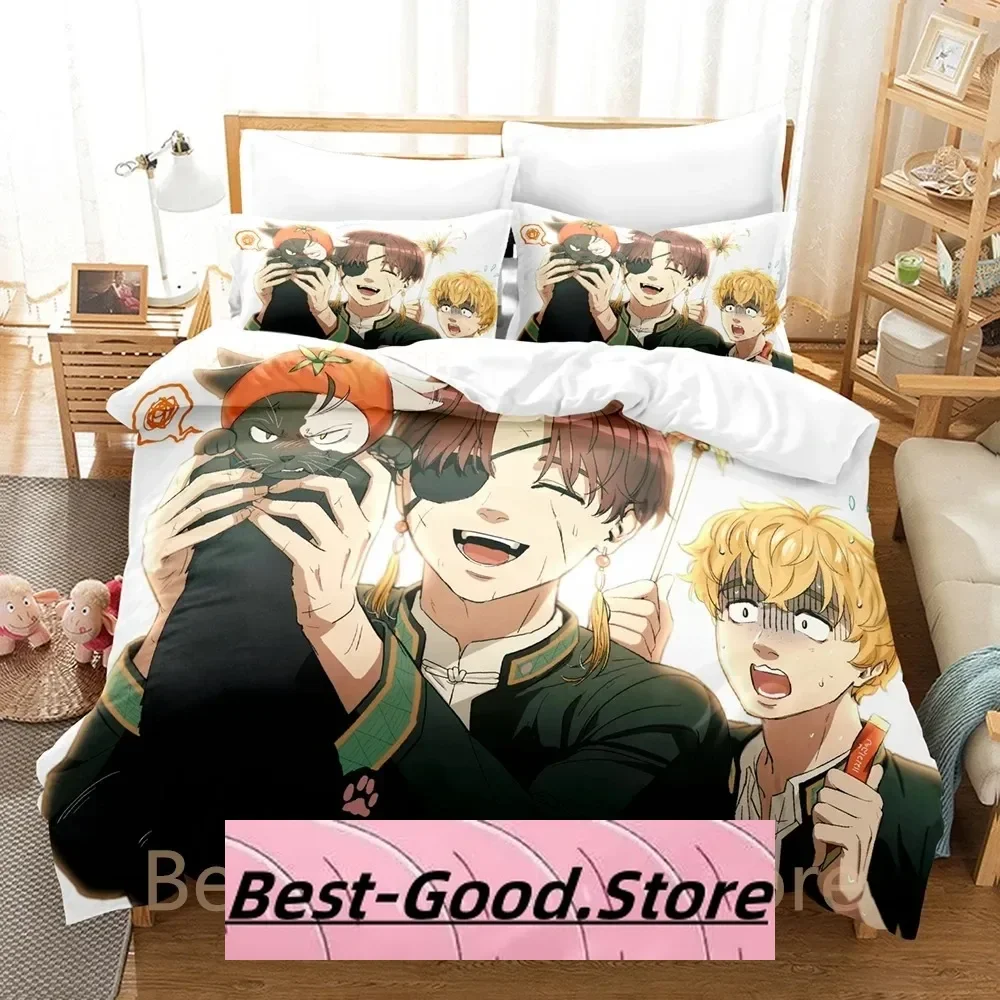 

Kawaii Hayato Suou Bedding Set Single Twin Full Queen King Size Bed Set Adult Kid Bedroom Duvetcover Sets 3D Anime Bed Sheet Set