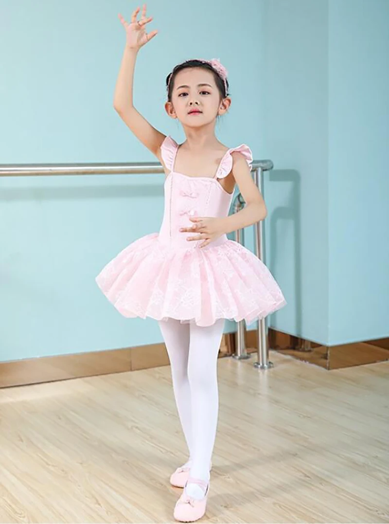 Profession Ballet Tutu Skirt For Children Sleeveless White Swan Dance Costume Girls Advanced Class Ballet Dance Skirt