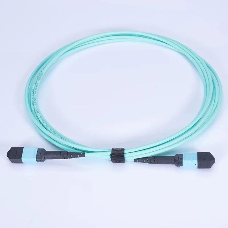 MPO الألياف patchcord 12 النوى OM4 أنثى ذكر نوع A 2 3 5 10 15 متر التصحيح البصري الرصاص أكوا OM3 MTP 12 حبلا ftth الطائر 12C