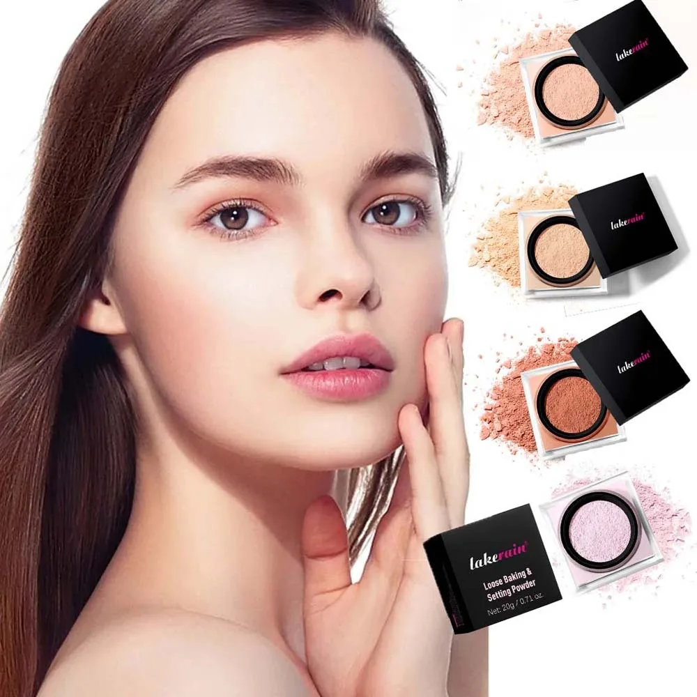 Lock in Makeup Setting Powder Weightless Lightweight Matte Loose Powder Silky Texture Oil Control Face Loose Baking Banquet