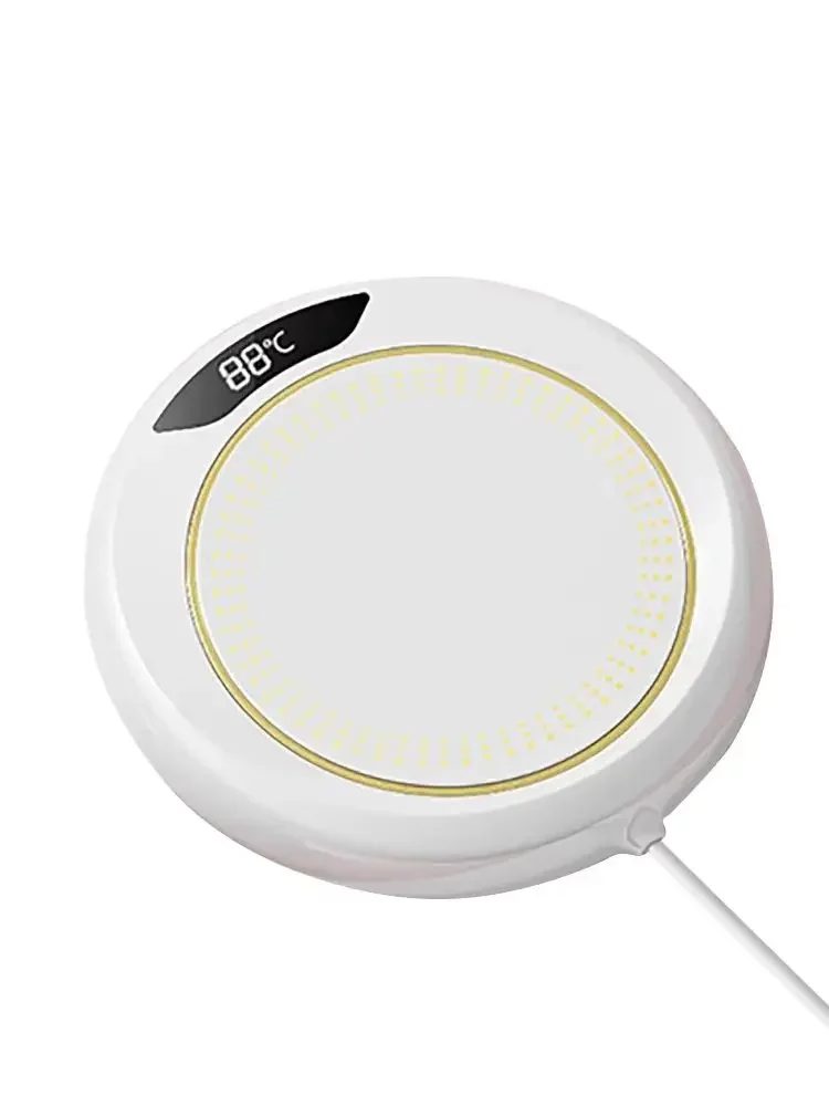 USB ذكي كوب سخان الحليب القهوة الشاي المياه لوحة التدفئة الكهربائية 3-مستويات درجة الحرارة قابل للتعديل كوستر للمنزل مكتب