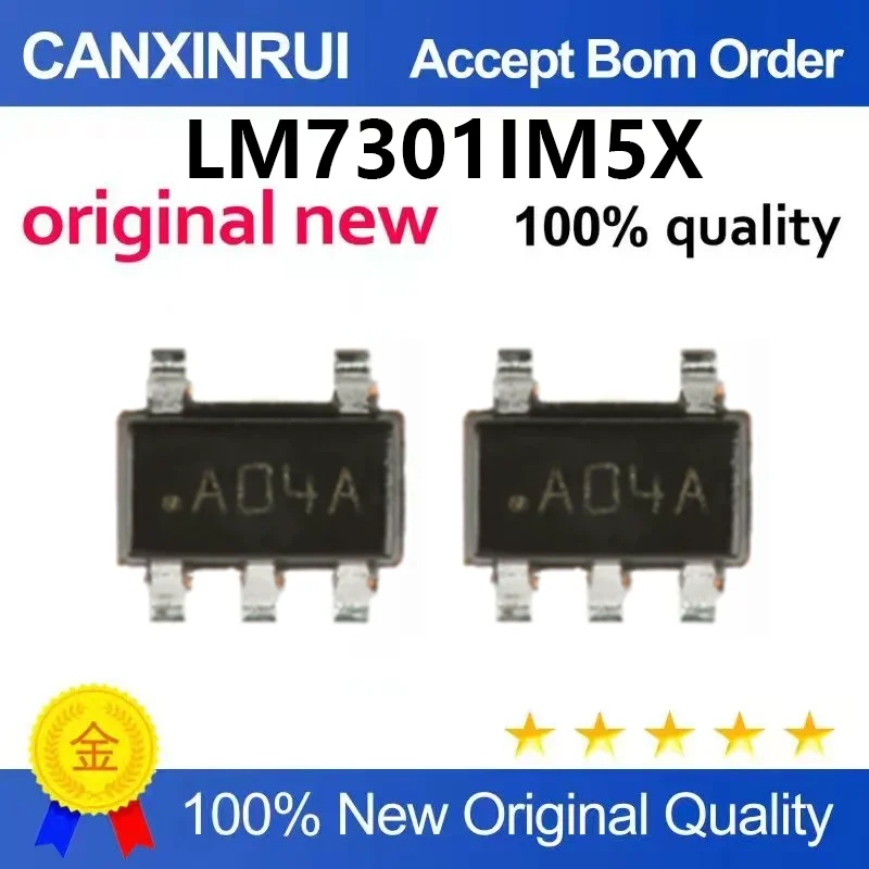 （5pcs-100pcs)Original genuine LM7301IM5X/NOPB SOT-23-5 operational amplifier chip