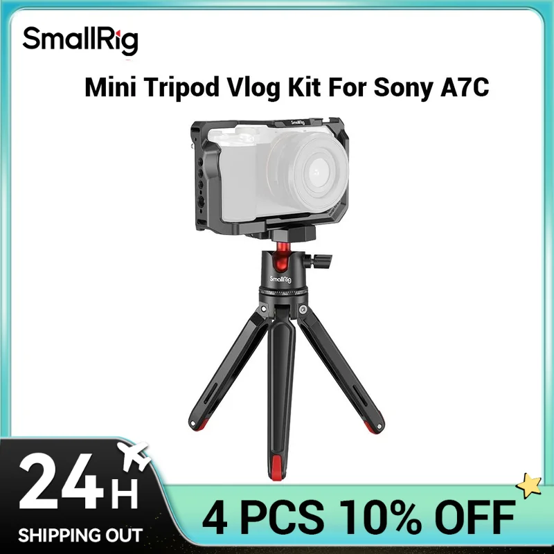 SmallRig A7C Aluminum Alloy Full Cage Camera for Sony A7C, with  Cold Shoe, Quick Release Plate for Arca-Swiss and Locating Hole