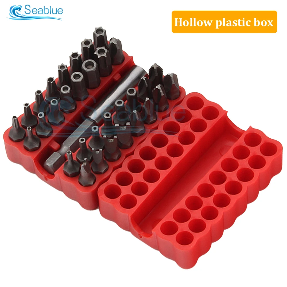 

33 Pcs Magnetic Extension Bit Holder Screwdriver Bits Set Quick Release Bit Holder For Electric Screwdriver Bit Accessories
