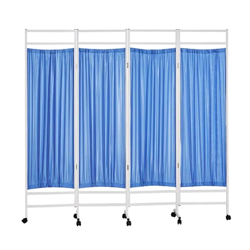 المرضى الطبيين 3 أضعاف شاشة الحرس سرير المستشفى شاشات جانبية الفولاذ المقاوم للصدأ #6