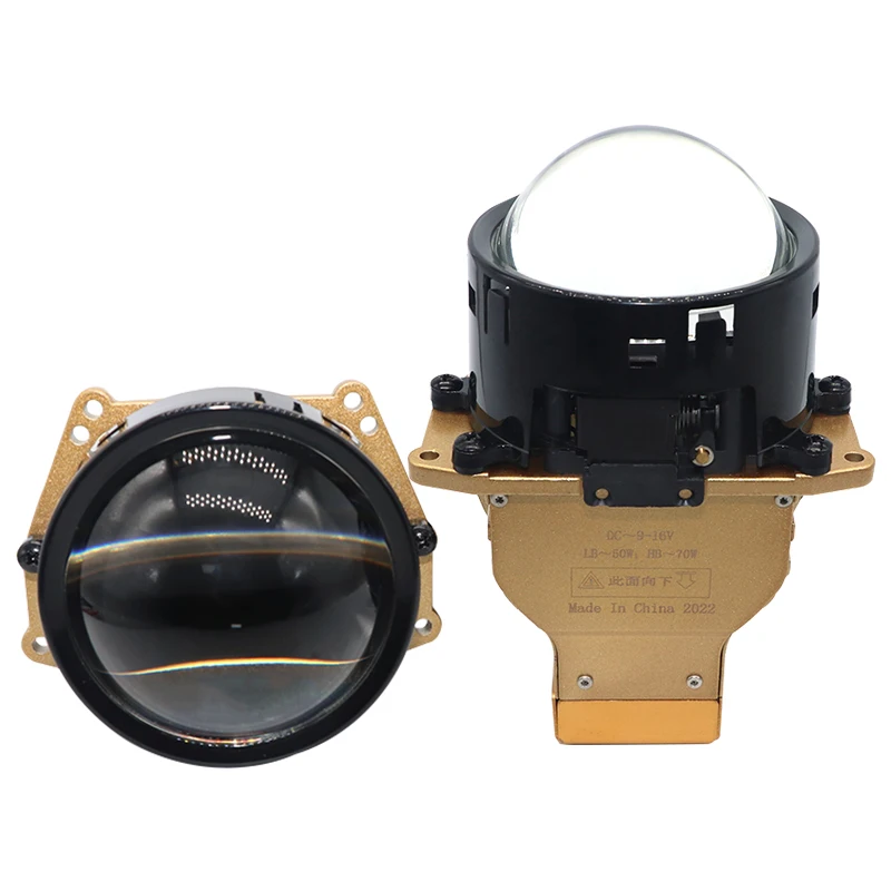 12V 24V Car Truck Led Laser Headlight Bifocal Lens High Low Beam Reflected 2-Bulbs Mode Upgrade Retrofit Universal Highlight