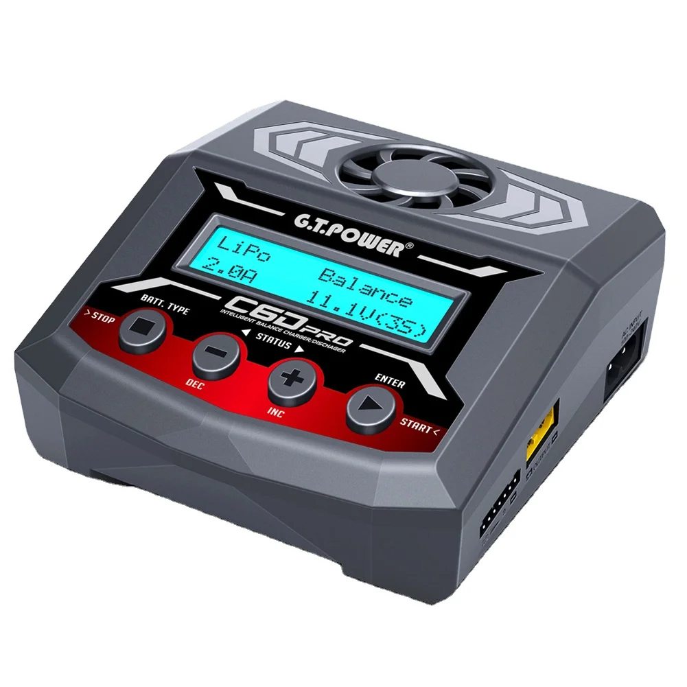 GT.POWER IMAX C6D PRO Balance Charger Discharger 300W 12A For RC Car Boat LiPo LiFe LiIon LiHV NiMH NiCd Battery