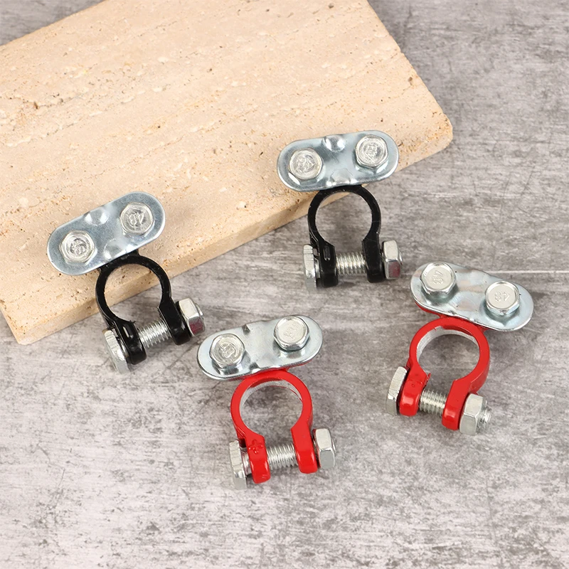 Car Battery Terminal Clamp Pile Head Connector Pole Post Heavy-duty Clamp Clip Terminal Pile Head