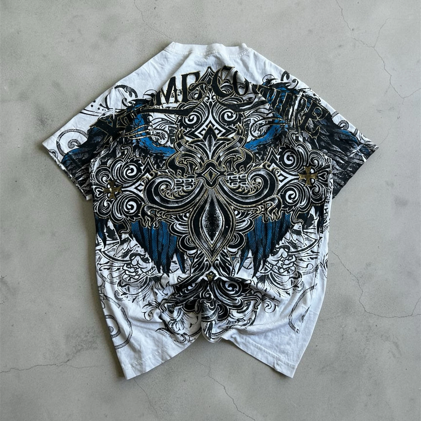 Xtreme Vintage Graphic Tee Men 2000s Retro Punk Oversized Cotton T-Shirt Hip Hop Streetwear Round Neck Short Sleeve Top