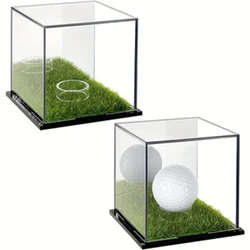 Golf Ball Display Case Small Golf Ball Case Acrylic Case Clear Display Box Square Display HolderBaseball Golf Ball