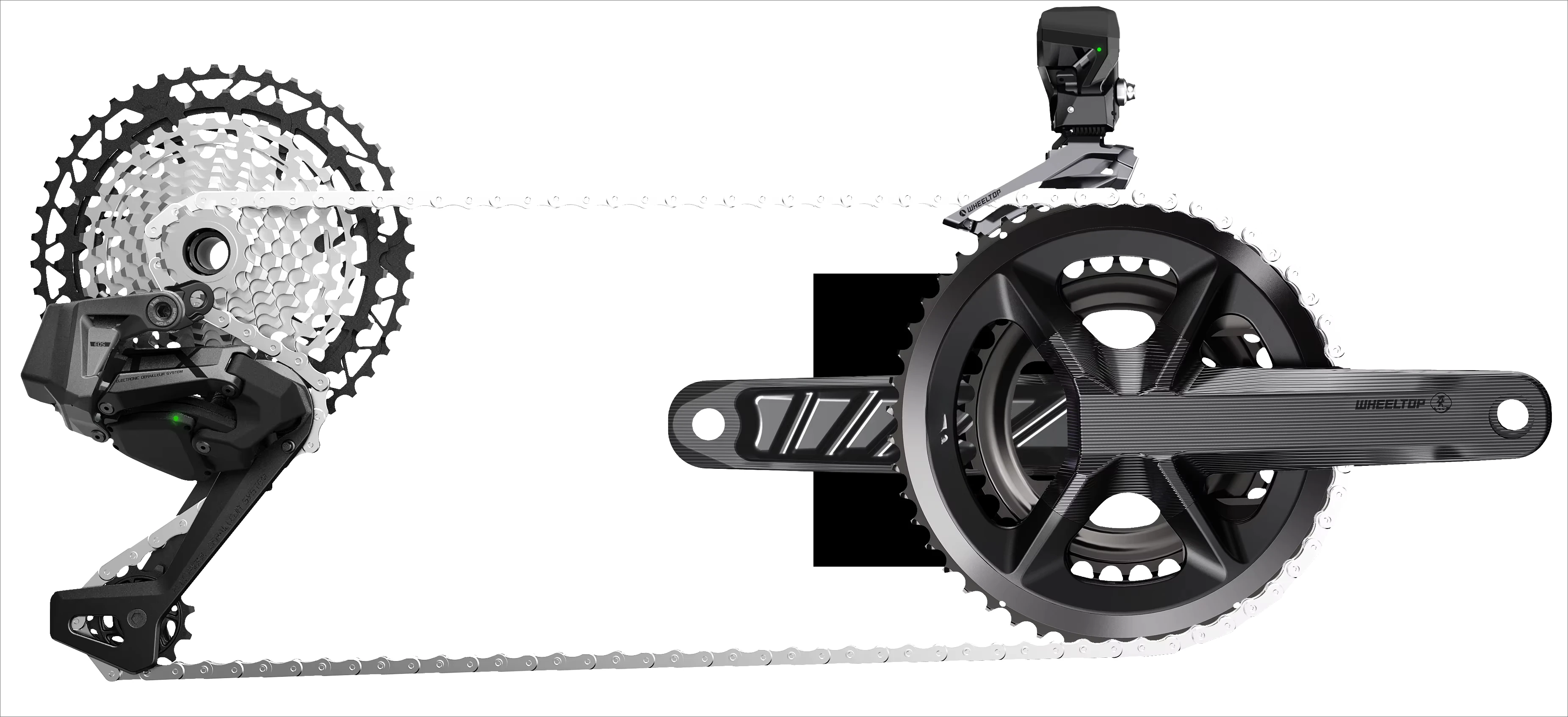 TX6000 7-14 Speed Carbon Fiber Wireless Electronic Derailleur Road Bike Transmission Kit Bicycle Gear Shifter