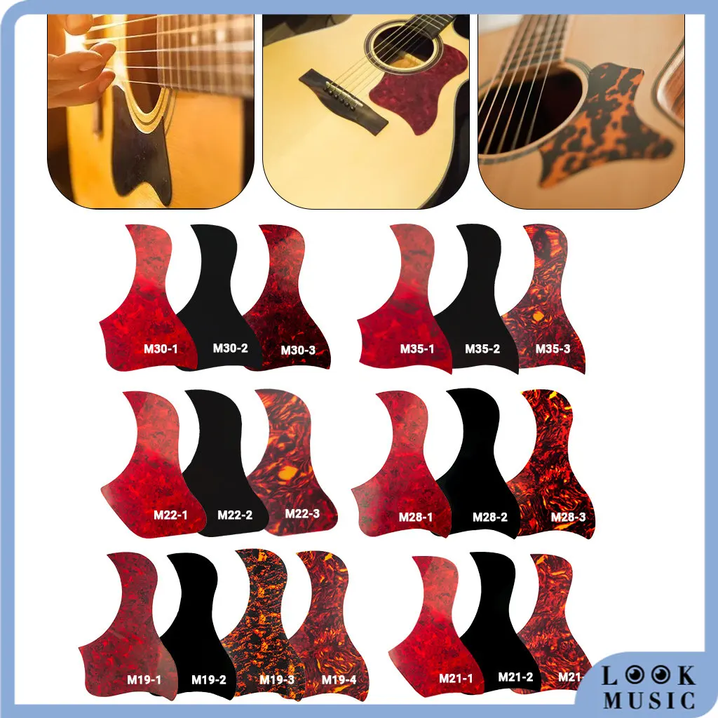 

LOOK Classic Folk Acoustic Guitar Pickguard Self-adhesive Pick Guard Sticker 38 40 41 42 Inch Gitar Guitarra Parts Accessories