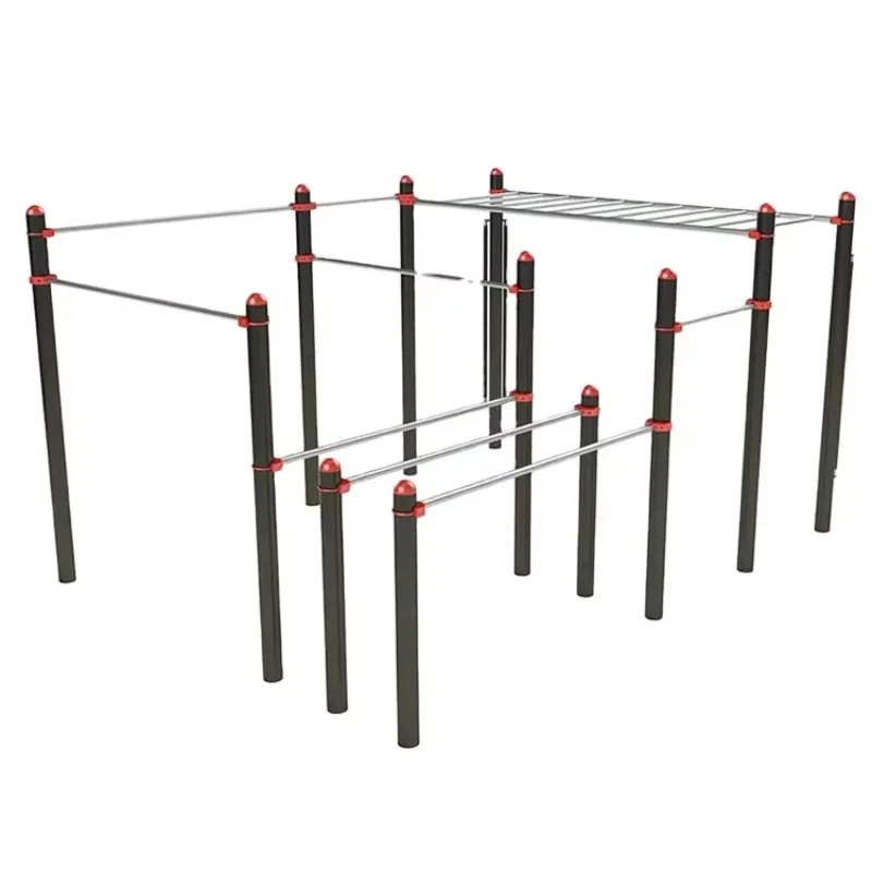 Multifunctional Outdoor Fitness Rack Street Vertical Bar Calisthenics Equipment