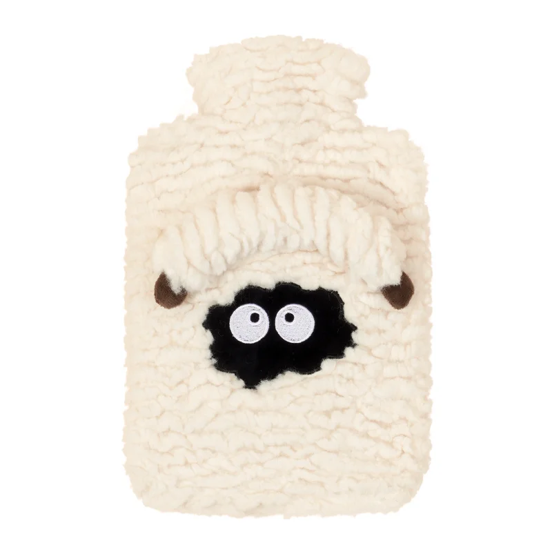 Hot Water Bottle Filling Large Cute Plush Cloth Cover To Warm Hands and Keep Warm PVC Water Filling Hot Water Bag