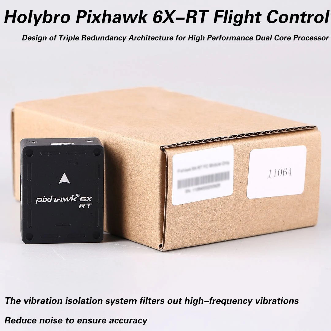 

Полетный контроллер Holybro Pixhawk 6X-RT Dev Ed, совместимый с базовыми платами Pixhawk и RPi CM4, для промышленных и коммерческих БПЛА