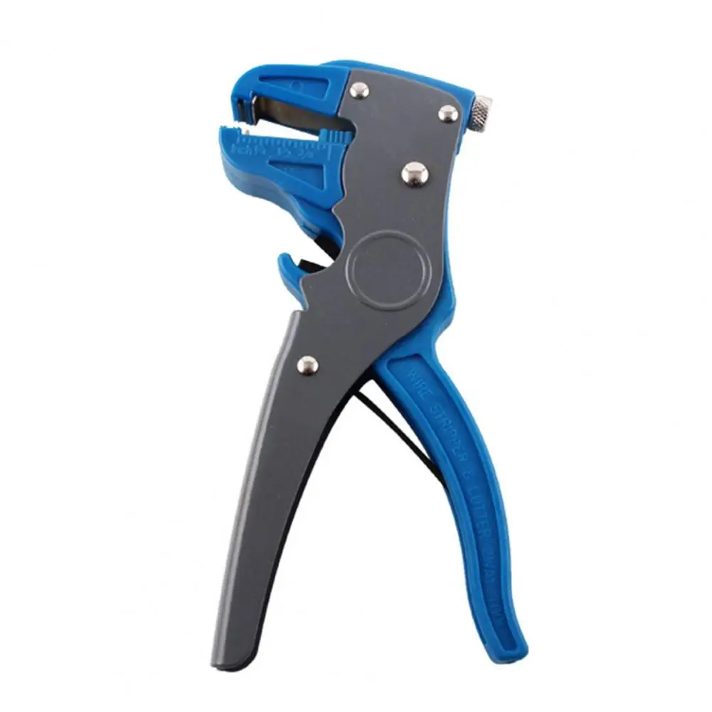 Nylon Handle Wire Stripper Automatic Wire Stripper Cutter Tool with Anti-slip Handle for Quick Cable Stripping Repair Portable