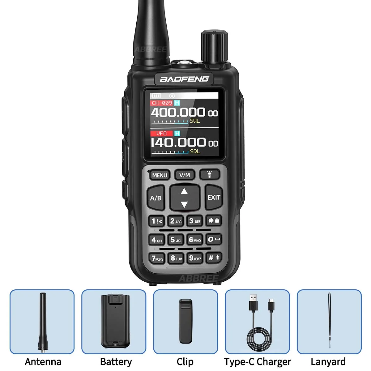 BAOFENG MINI 5 Walkie Talkie 2200mAh Batterij APP Bluetooth Programmering Lange afstand Dual PTT Nieuw geüpgradede UV-5R MINI Ham Radio