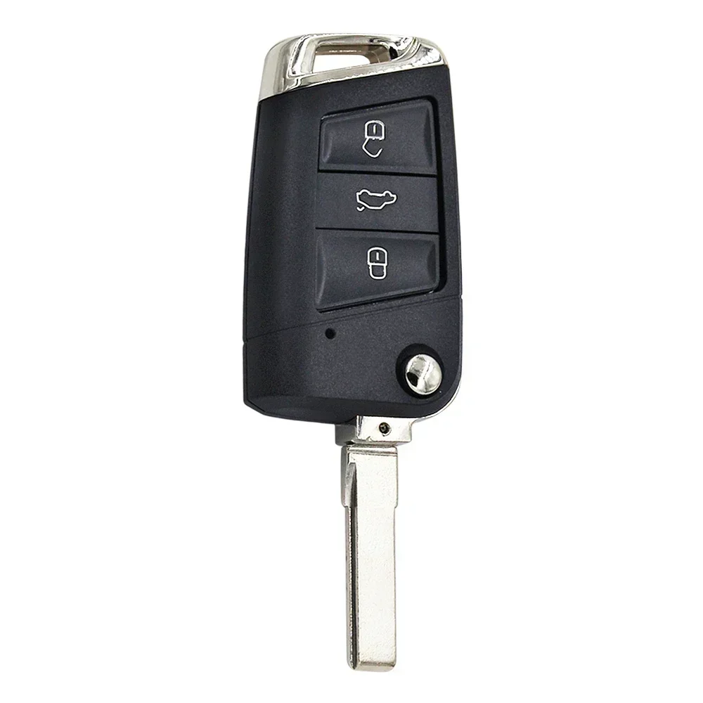 Ecusells الوجه مفتاح بعيد قذيفة الحال بالنسبة ل V-W ل V-olkswagen Tiguan A7 MQB جولف السابع Golf7 جولف MK7 لسكودا اوكتافيا HU66 HAA #4