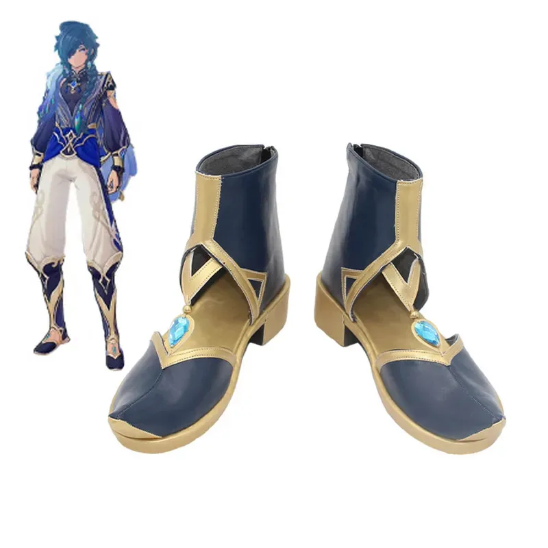 

NewGenshin Impact Kaeya Cosplay Shoes Party New Anime Chinese Style Halloween Party Costume Role Playing Props for Men Women Boo