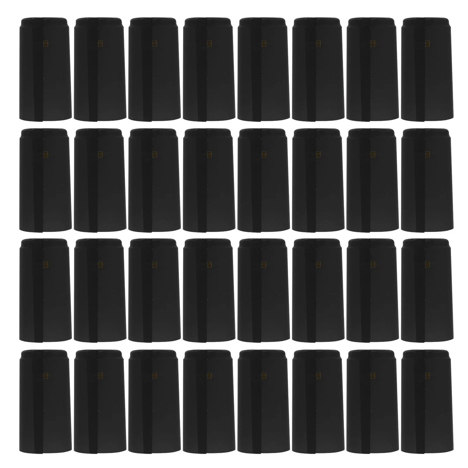 

100 Pcs Sealing Film Home Use Shrink Capsules Kitchen Pvc Wrap Covers Wraps for Bottles Black