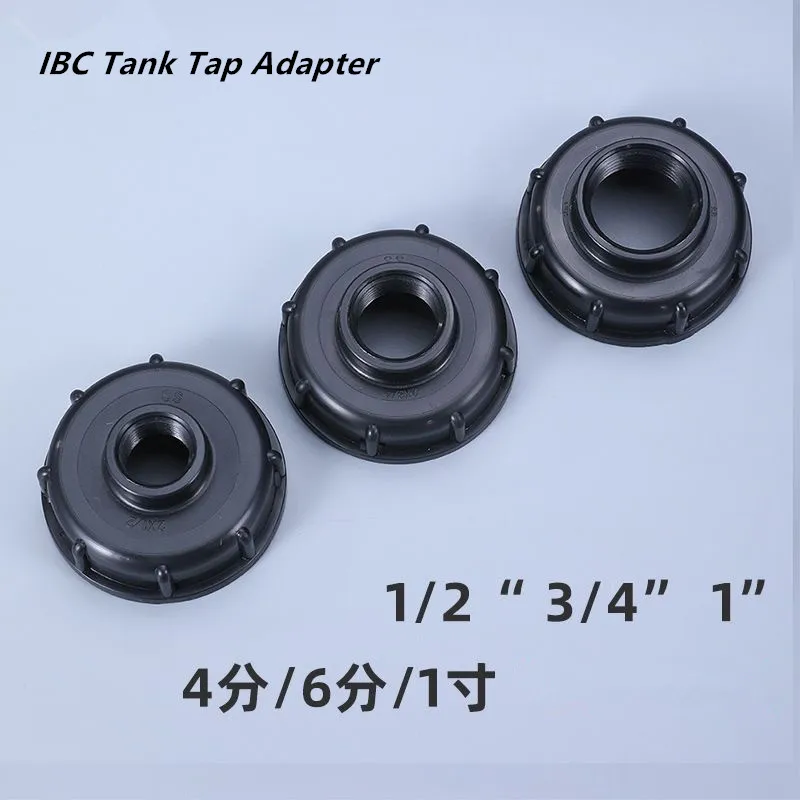 IBC Tank Adapter S60X6 Thread Thicken Plastic Water Tank Accessories 1/2\