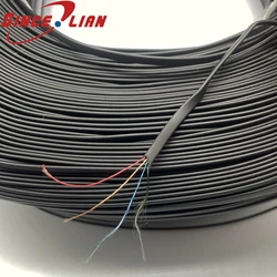 Flat Headphone Wire Enamelled Copper Wire QA Multi Strand Color Wire Flexible TPE Noodles Enamel Wire Microphone Harness