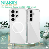 For Samsung Galaxy S26/S26+/S26 Ultra Shockproof Case, NILLKIN Transparent Cover, Airbag Corners Anti-Scratch Protection Slim Fi