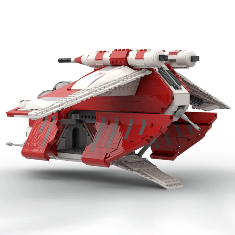 1602 قطعة MOC LAAT Coruscant جمهورية حربية نموذج اللبنات العمارة فكرة هدية الكريسماس ألعاب تعليمية الطوب الاطفال #5