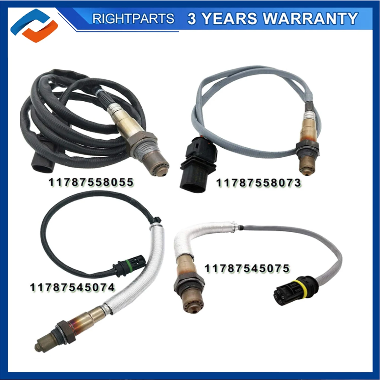 

4X Up&low Lambda Probe O2 Oxygen Sensor 11787558055 11787558087 11787545074 11787545075 For BMW E82 E88 E90 E92 Z4 135i 335i