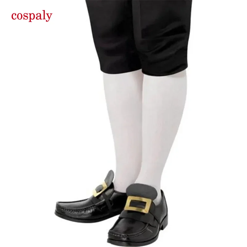 A Medieval Mens Tudor Cosplay Shoe Larp Viking Pirate Musketeer Shoes With Buckles Georgian Masked Ball Commander Shoes