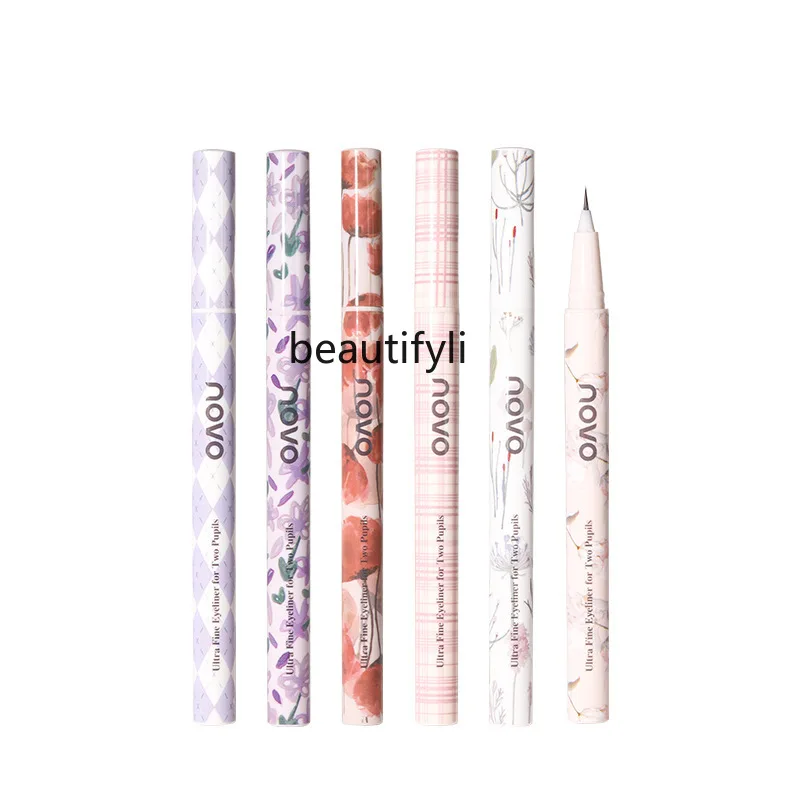 

Eyeliner pen waterproof not easy to smudge lasting very fine smooth aegyo sal pen under eyelashes brown and white color beginner