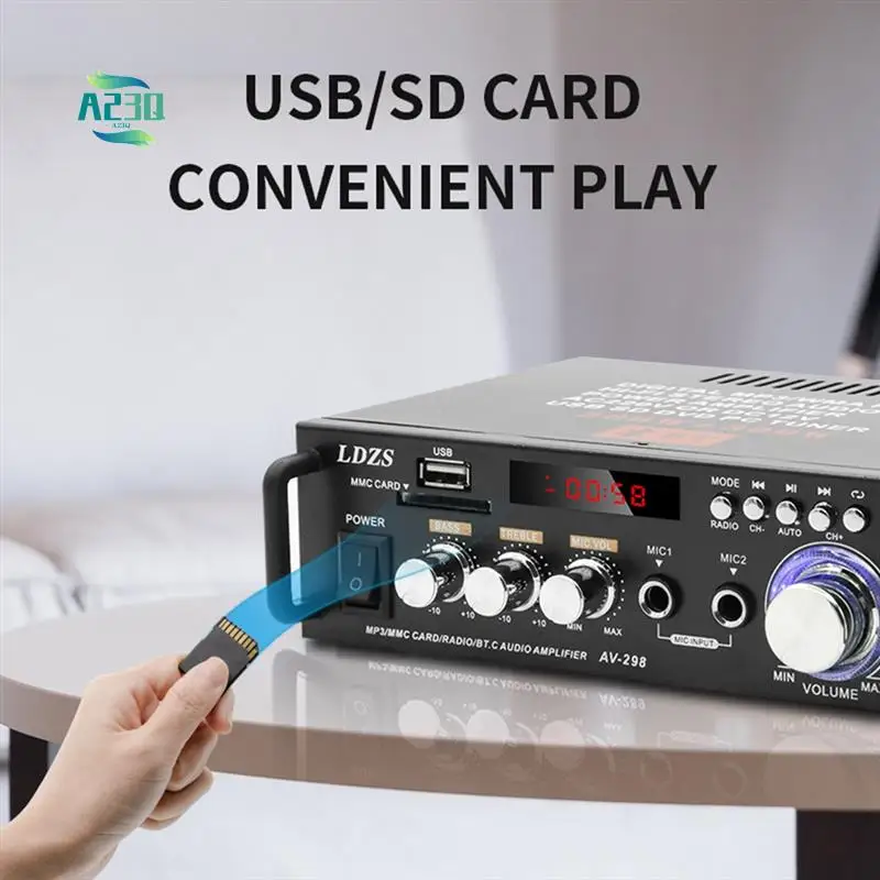 

A23Q-LDZS Car Bluetooth Power Amplifier Speaker Car Power Amplifier Bluetooth Speaker Power Amplifier For Home Use Car