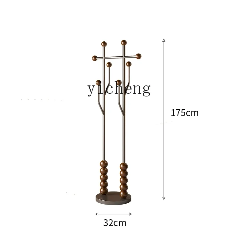 

TQH French medieval wabi style retro small hanger floor-to-ceiling bedroom home corner coat rack