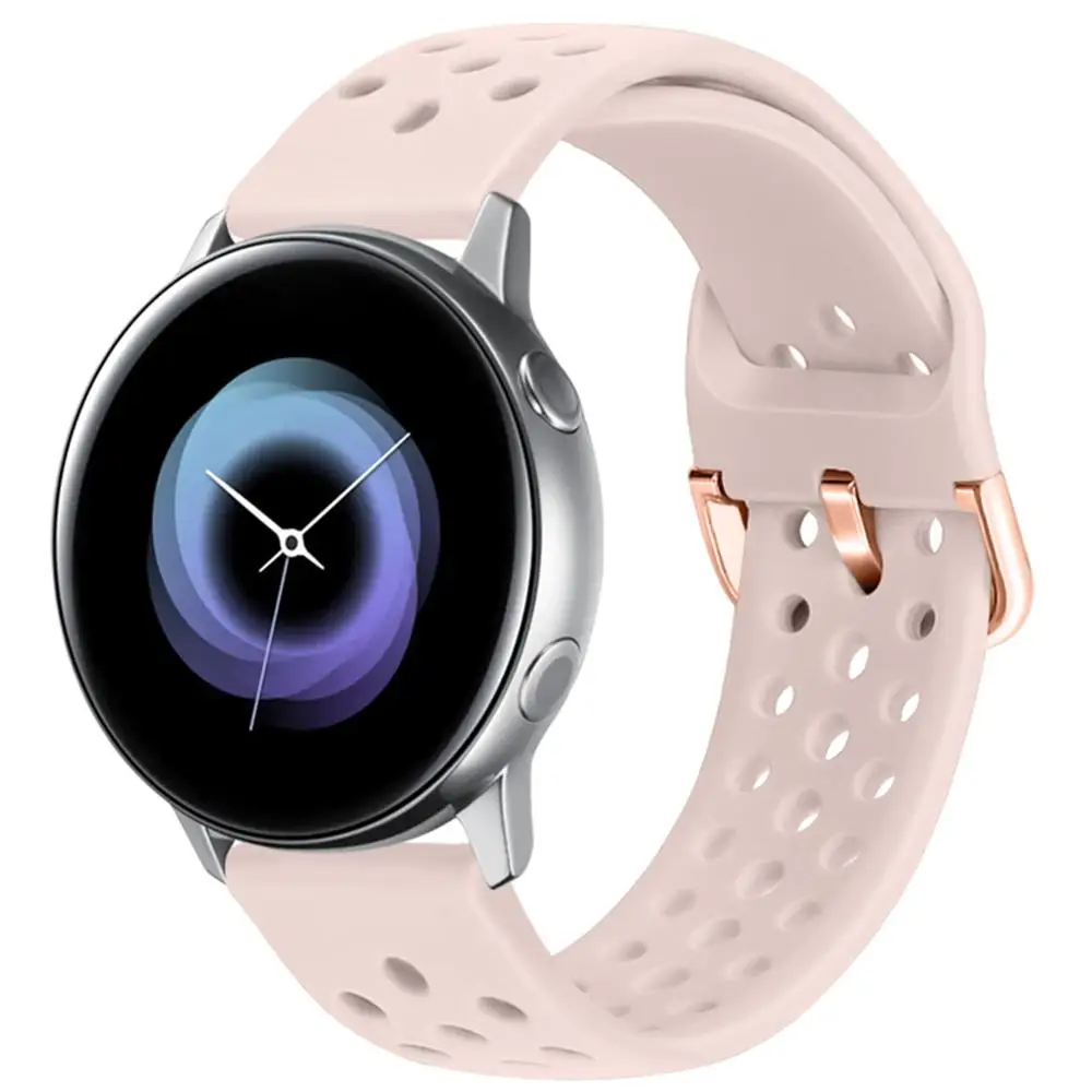 

Watch Band For Samsung Galaxy Watch Active 2 44mm 40mm Silicone Strap 20mm Sports Bracelet For Huawei Watch 2 Amazfit Bip