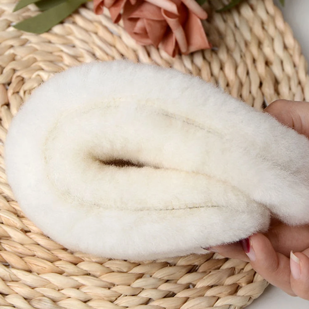 

Durable Thickened Wool Insoles 1 Pair Warm Winter Insoles Foot Care Essentials